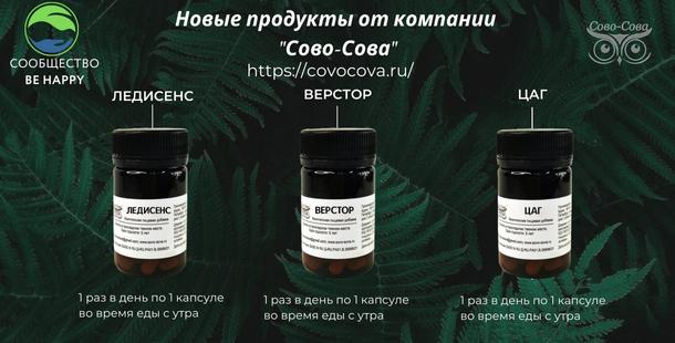 Ледисенс, Цаг, Верстор Новые продукты от компании Сово-Сова